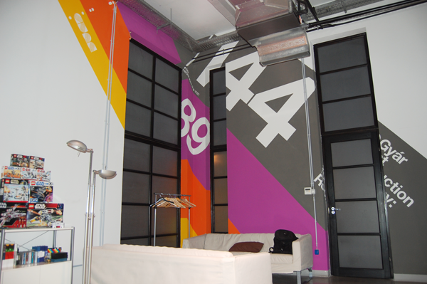 GYÁR Budapest Office Graphics